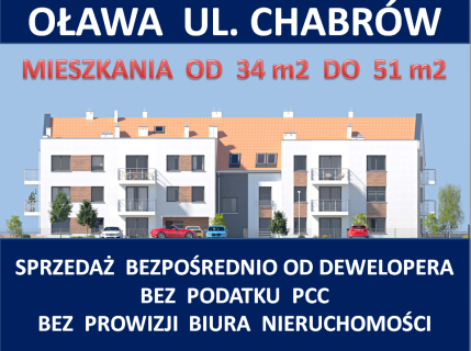 Biuro nieruchomości Oława sprzeda nowe 3 pokojowe mieszkanie