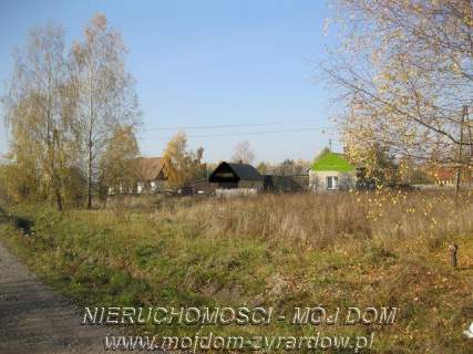 Działka budowlana ok. 1300 m2, Zboiska.