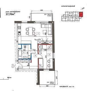 Mieszkanie na sprzedaż, 57,7 m2, Będzin