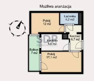 2-pokojowe mieszkanie w promocji
