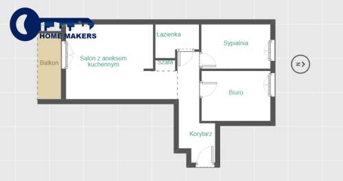 Mieszkanie 3 pokojowe, 55mkw, Pruszków centrum