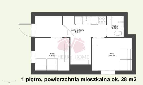 Mieszkanie w Centrum Nowego Dworu Gdańskiego