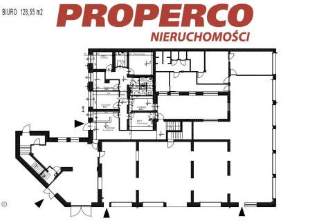 Lokal biurowy 263 m2, biurowiec klasy A, Bielany