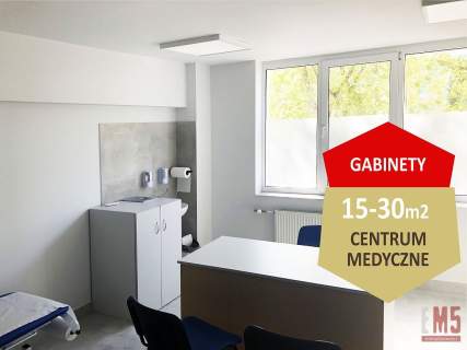Gabinety medyczne do wynajęcia 15-30 m2