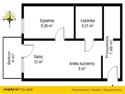 Mieszkanie do wynajęcia, 39,35 m2, Toruń