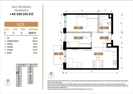 Mieszkanie na sprzedaż, 58,8 m2, Katowice