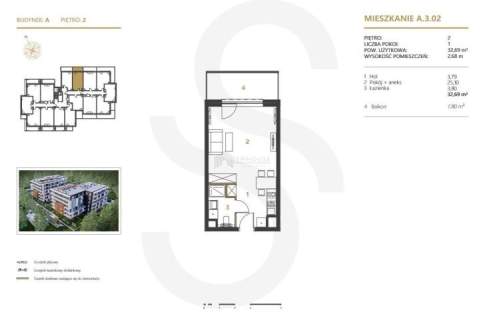 Jednopokojowy apartament 5 minut od plaży