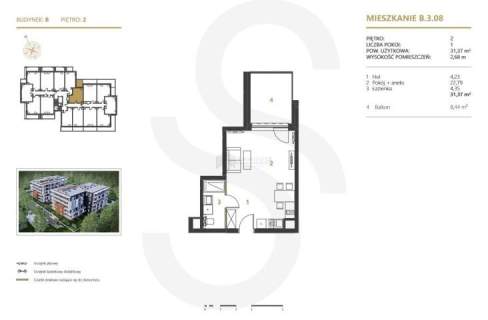 Jednopokojowy apartament 5 minut od plaży