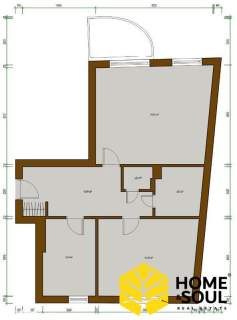 Dwupokojowe mieszkanie o powierzchni 58 m2