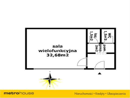 Nieruchomość komercyjna do wynajęcia, 37,68 m2, Iława