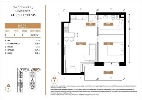 Mieszkanie na sprzedaż, 46,1 m2, Katowice