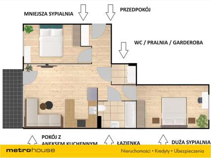 Mieszkanie na sprzedaż, 70 m2, Kraków