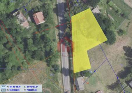 Działka 16,14 ara zlokalizowana przy drodze nr 989 - Żyznów -...