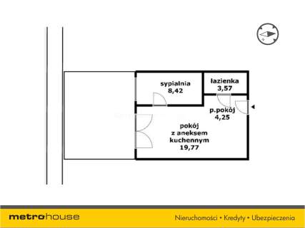 Mieszkanie na sprzedaż, 38,66 m2, Kołobrzeg