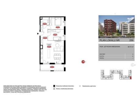 3-pokojowe mieszkanie przy Westfield Mokotów