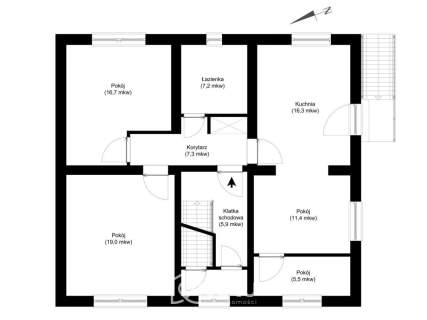 Duży ogród/3 mieszkania/ balkon/ kominek/ PKP