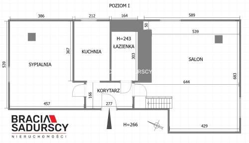 Mieszkanie na sprzedaż, 48,2 m2, Kraków