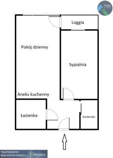 Vermelo, 45 m2, 2 pokoje, loggia