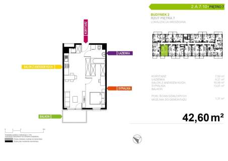 Mieszkanie na sprzedaż, 42,6 m2, Tychy