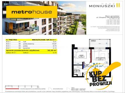 Mieszkanie na sprzedaż, 32,35 m2, Mysłowice