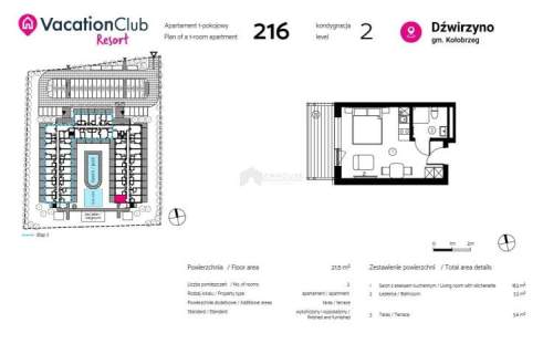 1-pokojowy apartament 8 min spacerem do plaży