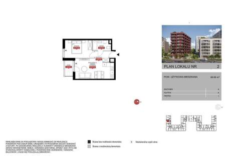 2-pokojowe mieszkanie przy Westfield Mokotów