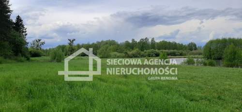 działka między lasem a jeziorem Jałowu