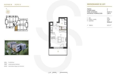 Jednopokojowy apartament 5 minut od plaży