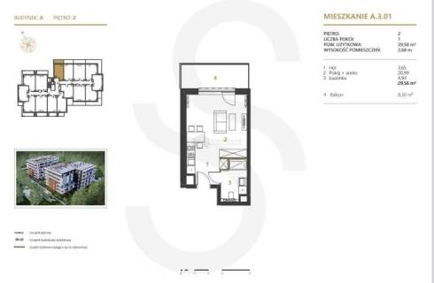 Jednopokojowy apartament 5 minut od plaży