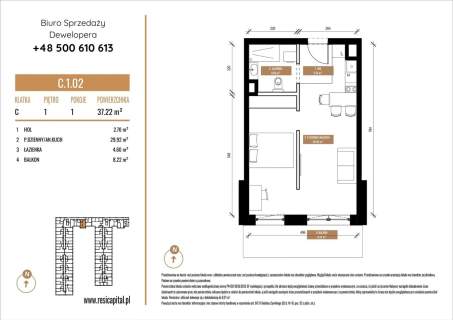 Mieszkanie na sprzedaż, 37,22 m2, Katowice