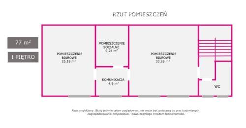 Niezależny Lokal biurowy garaż - Partyzantów 9