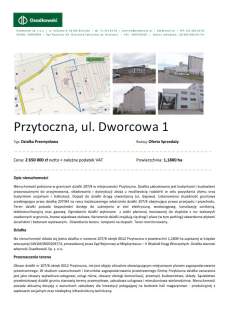 Działka przemysłowa, Przytoczna ul. Dworcowa