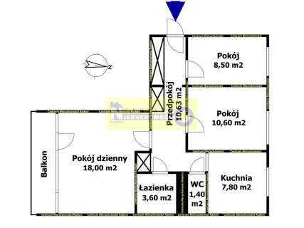 Gołębiów, M4 60,53 m2, ul. Orląt Lwowskich