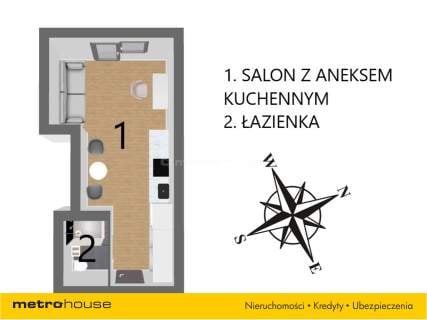 Mieszkanie na sprzedaż, 20 m2, Lublin