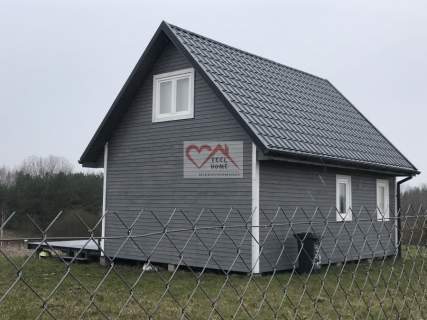 LELESZKI - ZABUDOWANA DOMKIEM SKANDYNAWSKIM DZIAŁK
