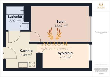 29 m2 - dwupokojowe mieszkanie na Ursynowie
