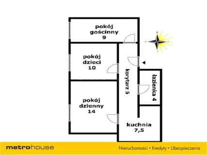 Mieszkanie na sprzedaż, 49,65 m2, Grodzisk Mazowiecki