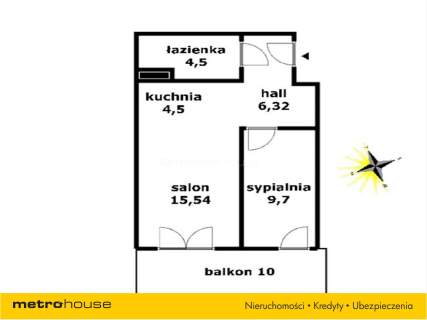 Mieszkanie na sprzedaż, 40,56 m2, Błonie
