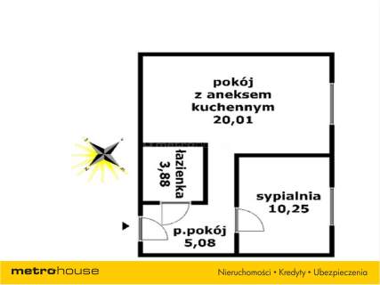 Mieszkanie na sprzedaż, 39,22 m2, Kołobrzeg
