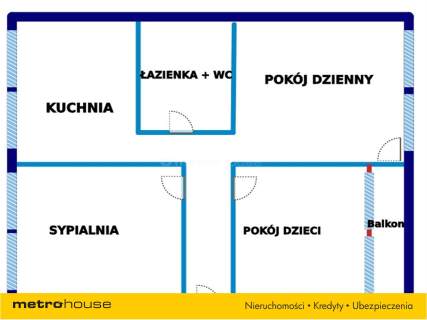 Mieszkanie na sprzedaż, 48,2 m2, Wrocław