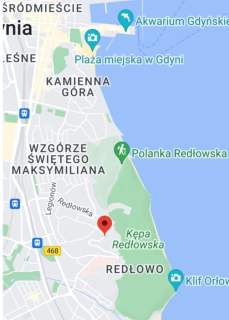 Dwa pokoje, blisko plaży z widokiem na Gdynie