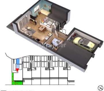 Komfortowe 3 pokoje z ogródkiem i garażem 