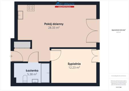 Mieszkanie na sprzedaż, 46,46 m2, Piła