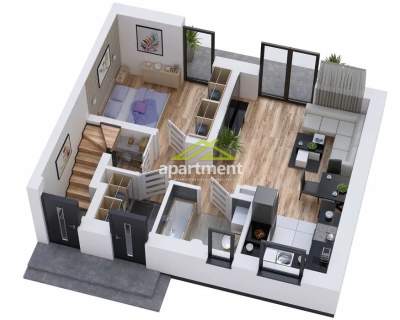 Mieszkanie, 90 m2, balkon, Dąbrowa Tarnowska