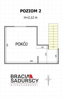 Wieliczka/Mieszkanie dwupoziomowe 67m2/po podłodze