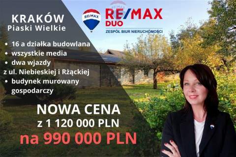 16a działka budowlana w Krakowie