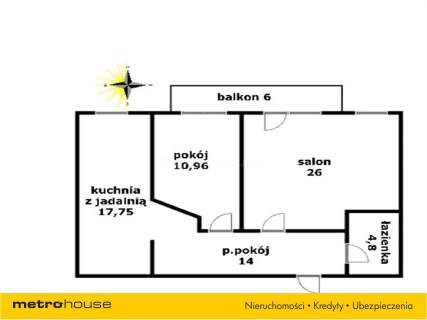 Mieszkanie na sprzedaż, 73,51 m2, Lubawa