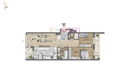 Mieszkanie 3-pokojowe na nowoczesnym os Grabina 