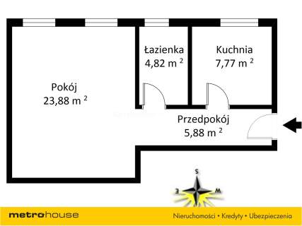 Mieszkanie na sprzedaż, 46,06 m2, Jelenia Góra
