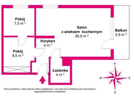 Mieszkanie na sprzedaż, 51,22 m2, Kołobrzeg